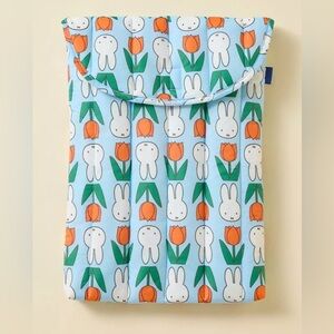 NEW Baggu Miffy Tulip Puffy Laptop Case
